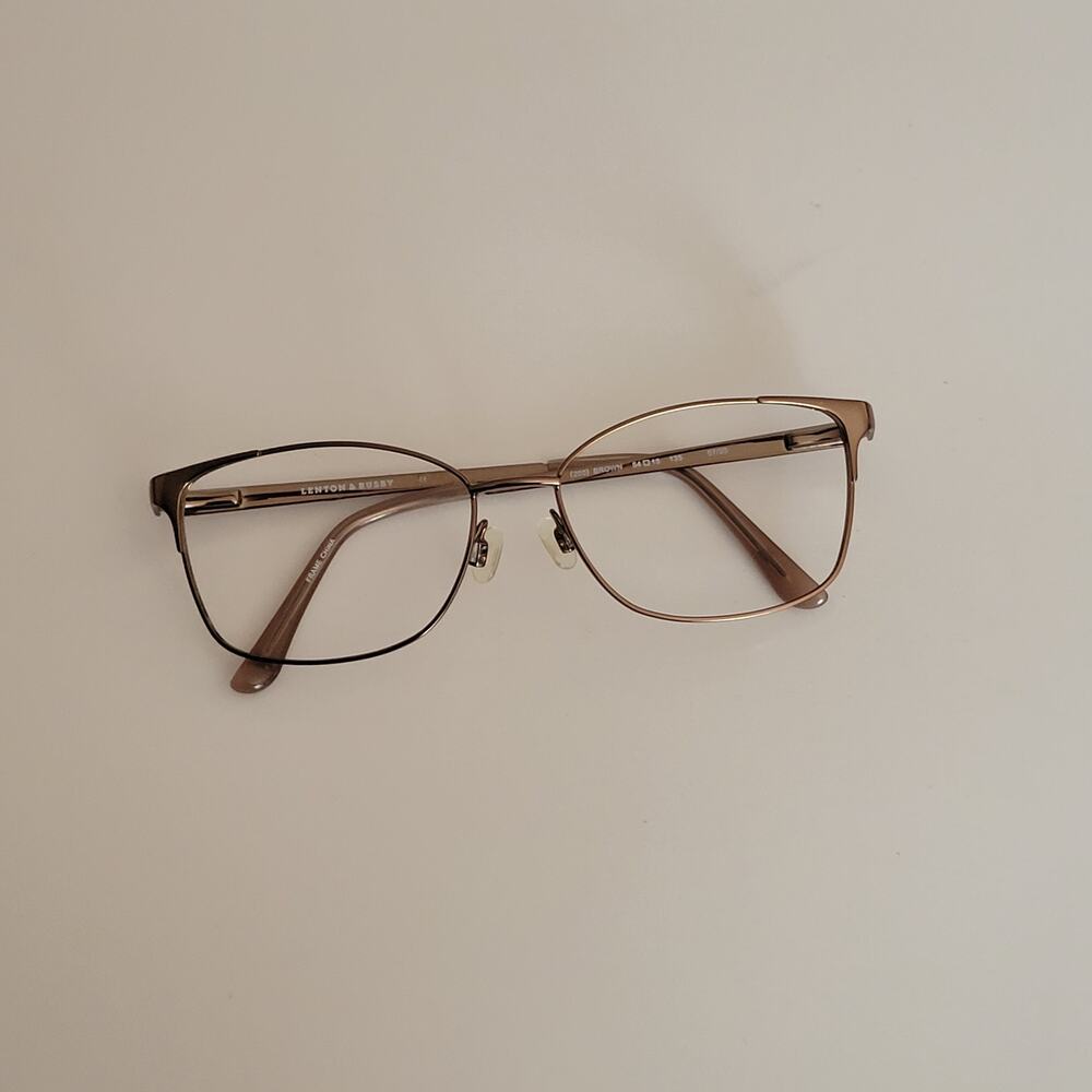 Lenton & Rusby LR5011 200 Brown Womens Eyeglasses Frames 54-15x135 Designer